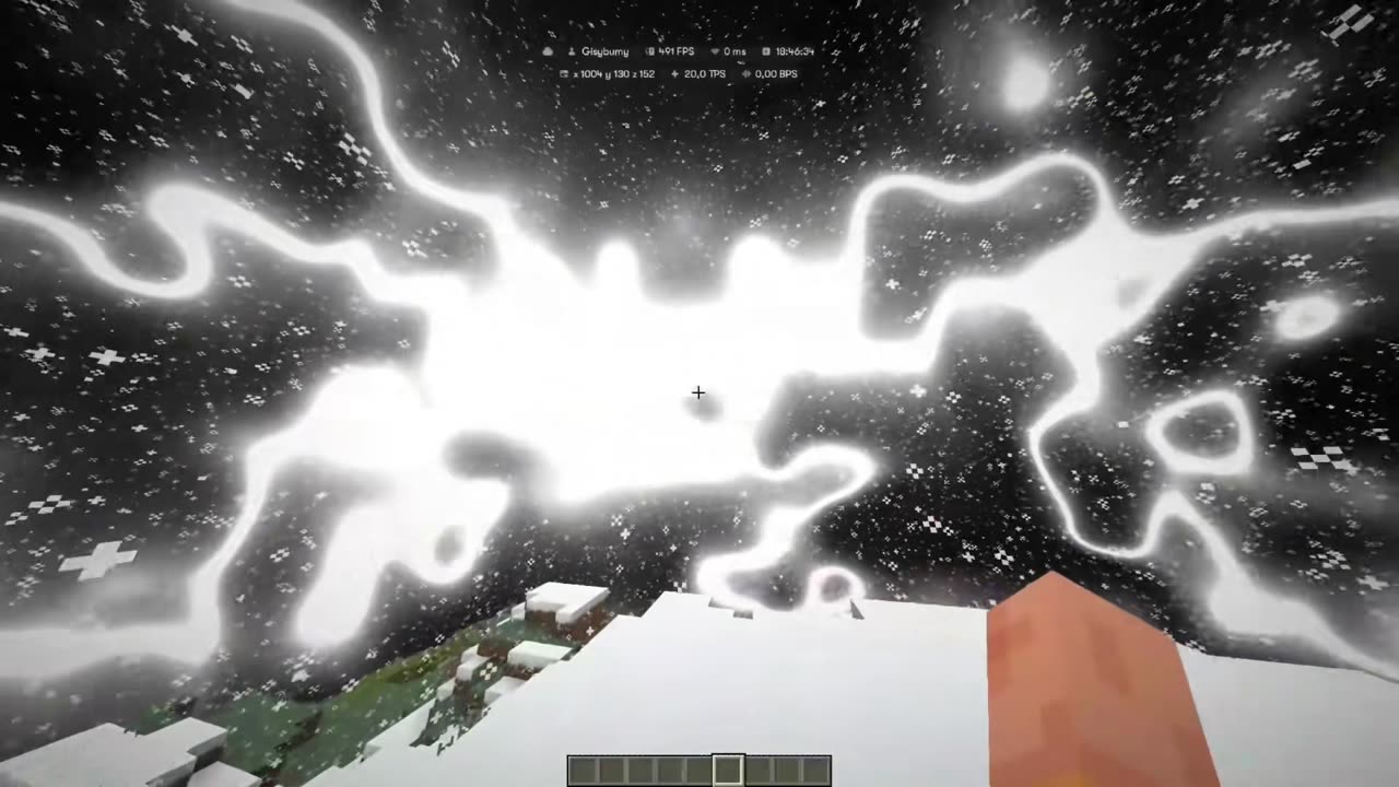 Cloud Client in game — Storm sky preset