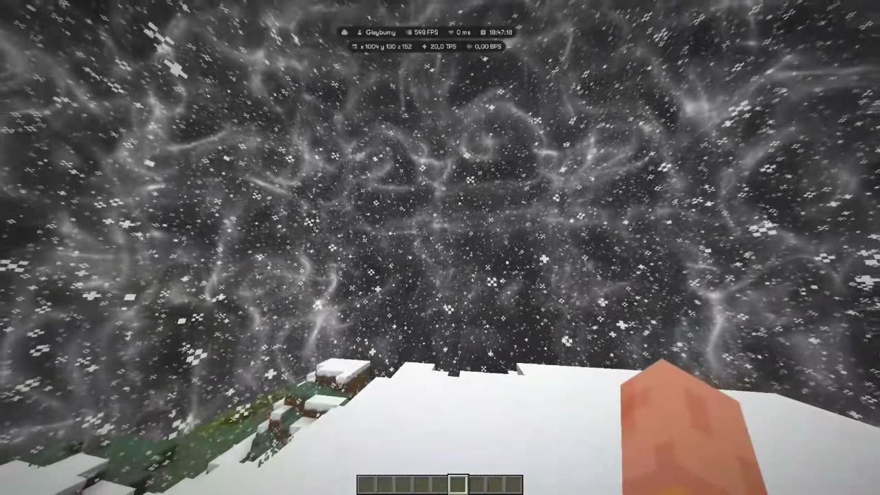 Cloud Client in game — Caustics sky preset